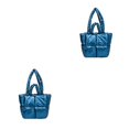 thumbnail image 3 of Baohd Larger Capacity Tote Bag With Big Opening For Easy Access Books Crossbody Bag blue 2Set, 3 of 6