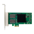 thumbnail image 2 of I340-T4 PCI-E X1 Gigabit Server Network Card 4 Port RJ45 PCI Express X Gen 2.1 5GT/S 82580EB Gigabit Network Card, 2 of 5