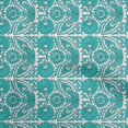 thumbnail image 1 of oneOone Velvet Turquoise Blue Fabric Block Sewing Craft Projects Fabric Prints By Yard 58 Inch Wide, 1 of 1