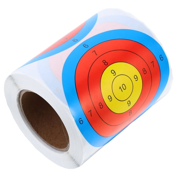 AURARMLET 200Pack Glow in the Dark Shooting Target Stickers Paper Night Visibility Shooting Range Accessories Multi
