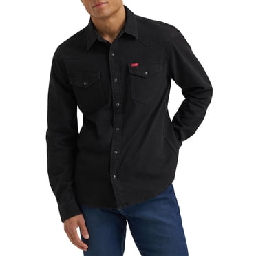 Chemise en denim à manches longues pour hommes Wrangler®