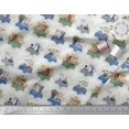 thumbnail image 3 of Soimoi Poly Georgette Fabric Frame,Jug & Flower Pot Patchwork Fabric Prints by Yard 42 Inch Wide, 3 of 3