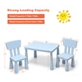 thumbnail image 2 of Gymax Kids Table & 2 Chairs Set Toddler Activity Play Dining Study Desk Baby Gift Blue, 2 of 9