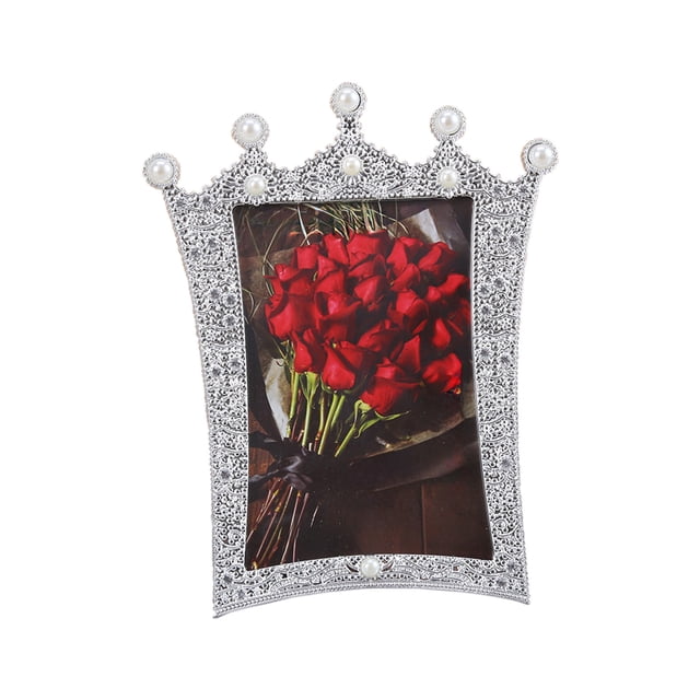 Wozhuo European Pearl Inlaid Frame Home Wedding Photo Decoration Frame French Resin Frame Decoration Piece Easter Home Decor