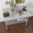 thumbnail image 3 of BeesClover Heavy-Duty Stainless Steel Work & Prep Table, NSF Commercial-Grade Table with Adjustable Lower Shelf for Kitchen, Restaurant, Home, Garage, Hotel, 3 of 5