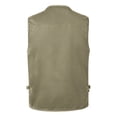 thumbnail image 4 of Mens Outdoor Vest Leisure Jacket Lightweight Vest With Zip Many Pockets, 4 of 9
