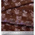 thumbnail image 3 of Soimoi Rayon Crepe Fabric Text & Sacred Geometry Galaxy Print Fabric by Yard 46 Inch Wide, 3 of 3