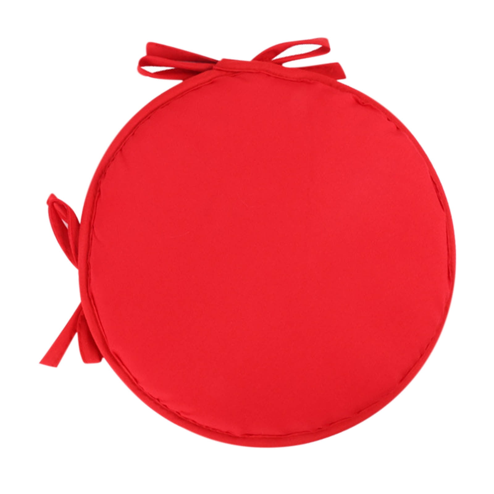 Coussins d'Extérieur pour Meubles de Patio Coussins de Chaise Intérieur Extérieur Coussins de Chaise Ronds avec Attaches, Coussins Ronds pour Chaises de Salle à Manger Coussin de Siège Rond Coussins de Chaise de Jardin Ensemble pour Mobilier
