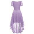 thumbnail image 4 of adviicd Robes d'Été pour Femmes Décontractées Robe Longue Ample Unie Smockée Sans Manches Robes de Plage d'Été Violettes,S, 4 of 4