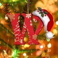 thumbnail image 5 of LSLJS 26 Letters Christmas Tree Decoration Pendant Christmas Tree Ornaments Personalized DIY Christmas Ornaments Christmas Decorations Xmas Tree Hanging Decor, 5 of 5