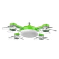 thumbnail image 1 of Drone Fan Light 4 Fan With Lights New Plug In Ceiling Fan 20" Ceiling Remote 60W 3 Color Dimmable LED 4 Styles For Living Room, 1 of 8