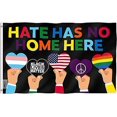thumbnail image 1 of Anley Fly Breeze 3x5 Foot Hate Has No Home Here Flag - Human Rights LGBTQ BLM Flags Polyester, 1 of 6