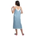 thumbnail image 2 of Moomaya Nuisette à Bretelles Spaghetti Imprimée pour Femmes Longueur Genou Tenue de Nuit, 2 of 6