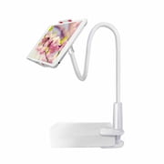 27 Inch Flexible Gooseneck Tablet & Phone Stand Cell Phone Holder with Adjustable Mount and 3 inch Screw-Type Clamp for Desk / Bed / Kitchen Compatible with 4 inch to 10.6 inch Phones/Tablets