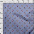 thumbnail image 2 of oneOone Cotton Poplin Fabric Geometric Line Ikat Print Fabric By The Yard 42 Inch Wide, 2 of 4