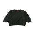 thumbnail image 1 of Kid Infant Baby Girl Boy Solid Color Pullovers Sweatshirt for Fall Spring, 1 of 6