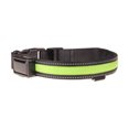 thumbnail image 2 of Dvkptbk Light Up Dog Collar, USB Rechargeable LED Pet Collars Waterproof Glowing Dog Collar for Small Medium Large Dogs Night Walking (Green Large), 2 of 2