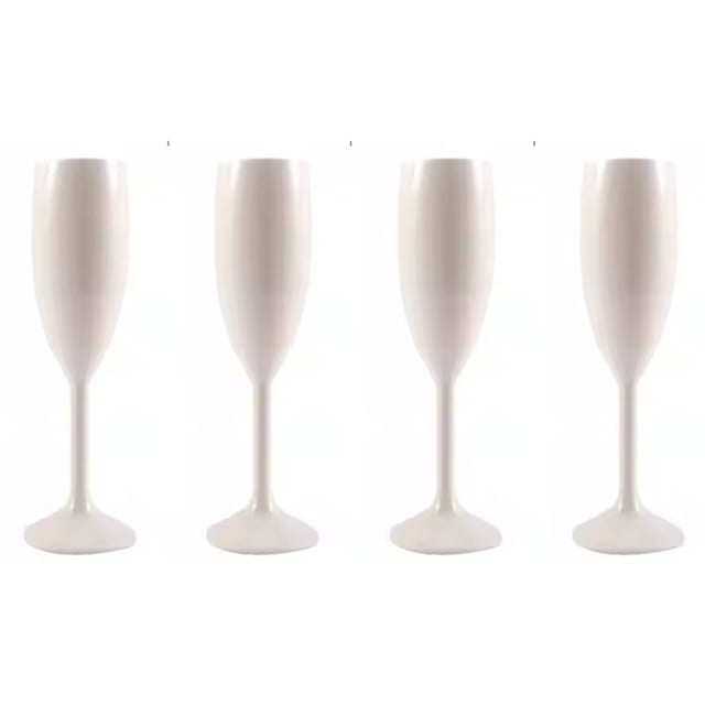Maytalsory 4PCS Flute, Baking Glass, Plastic Glass, PP plastic, ensuring - Material, Shatter Cocktail for Parties, Christmas Parties, Gatherings