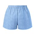 thumbnail image 4 of 2025 Shorts pour Femmes Mignons Doux Shorts en Jean pour Femmes à Rayures Imprimées Shorts Boxeur Shorts de Cycliste Femmes Lot Shorts Confortables pour Femmes Pyjama en Soie pour Femmes Ensemble de Shorts avec, 4 of 5