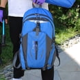 thumbnail image 4 of 30L Lightweight Packable Hiking Backpack, Durable Water-Resistant Daypack for Camping Travel, Compact Foldable Nylon Backpack with Inner Pocket for Men Women, Blue, 4 of 6