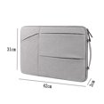 thumbnail image 2 of 15.6 Inch Waterpoof Laptop Briefcase Bag , 360° Protective Notebook Tablet Bag, 2 of 5