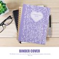 thumbnail image 4 of Shisuyan Binder Cover 6-Hole Ring Binder Refillable Paper Binder Cover for Planner Photo Album Making, 4 of 8