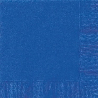 Electric Blue Lunch Napkins, 65ct