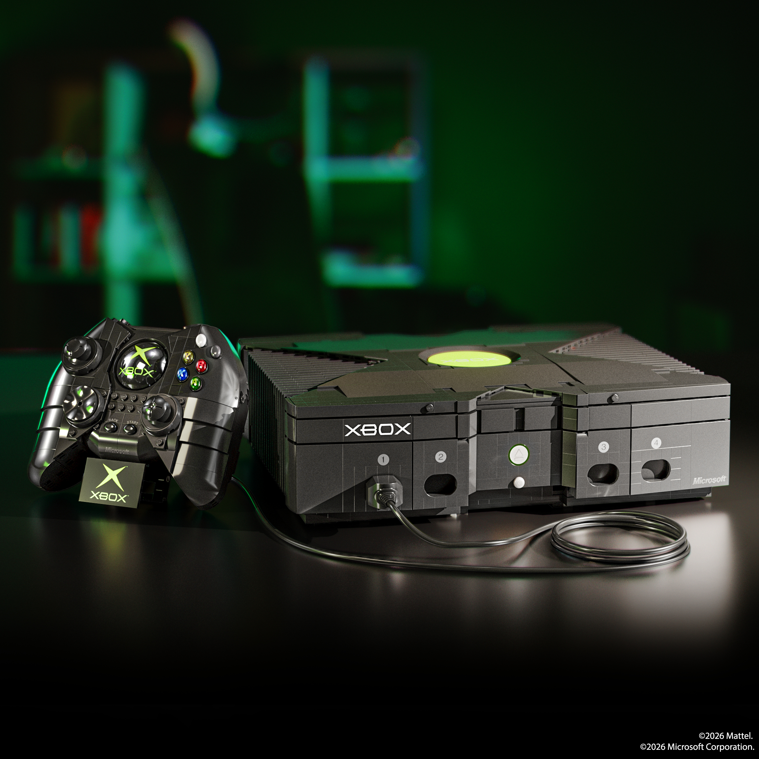 Mattel Brick Shop Microsoft Coffret de construction Xbox originale