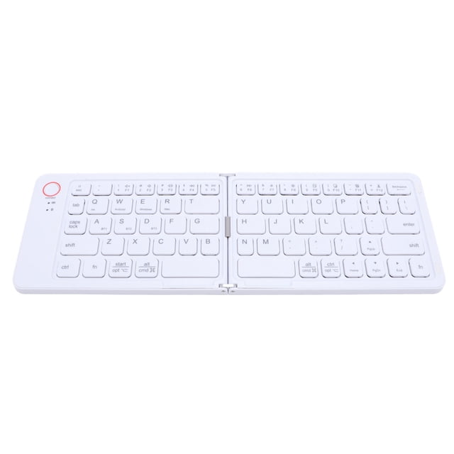 Foldable Keyboard with Stand Holder, 67 Keys Portable Wireless Keyboard, Magnetic Closure, Scissor Switch Keys, Slim Folding Keyboard for Phone Tablet Laptop