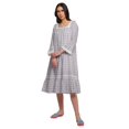 thumbnail image 4 of Moomaya Chemise de Nuit Évasée en Coton pour Femmes, 4 of 6
