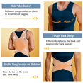 thumbnail image 4 of Pitauce Compression Shirts for Men Tummy Control Body Shaper Slimming Undershirt Tank Top Shapewear with Zipper, 4 of 4