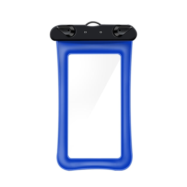 transemion Smartphone Double Layers Sealed Bag Cell Phone Transparent Waterproof PVC Case Swimming Pool Phone Pouch