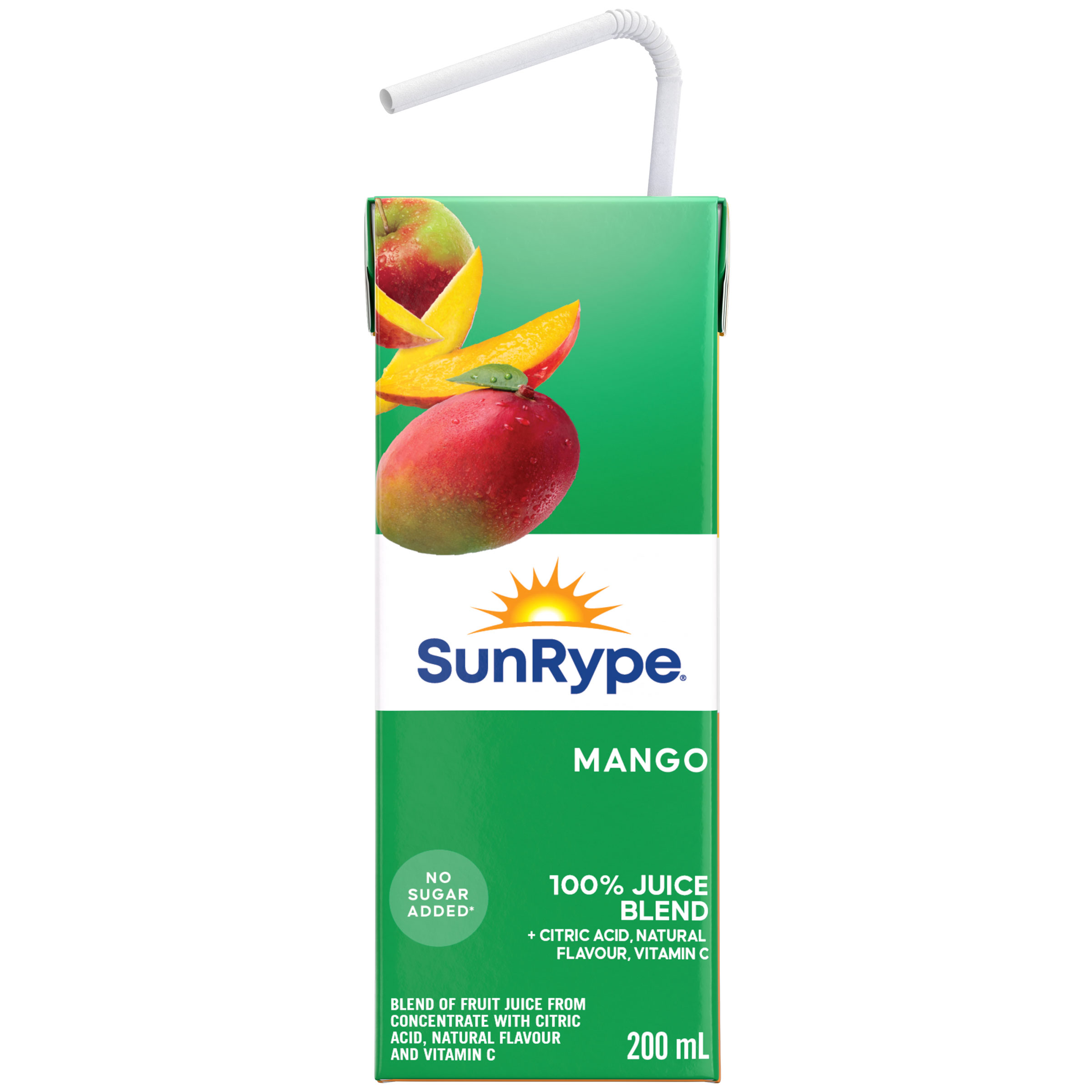 SunRype Boîtes de Jus de Mangue 5x200ml
