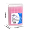 thumbnail image 2 of PEONAVET 200Pcs Double-Head Toothpicks Disposable Plastic Toothpicks For Teeth Cleaning Interdental Brushes Oral Care DentalPicks, 2 of 8