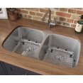 thumbnail image 4 of Ruvati RVM4301 29 in. Undermount 50 & 50 Double Bowl 16 Gauge Stainless Steel Kitchen Sink, 4 of 4