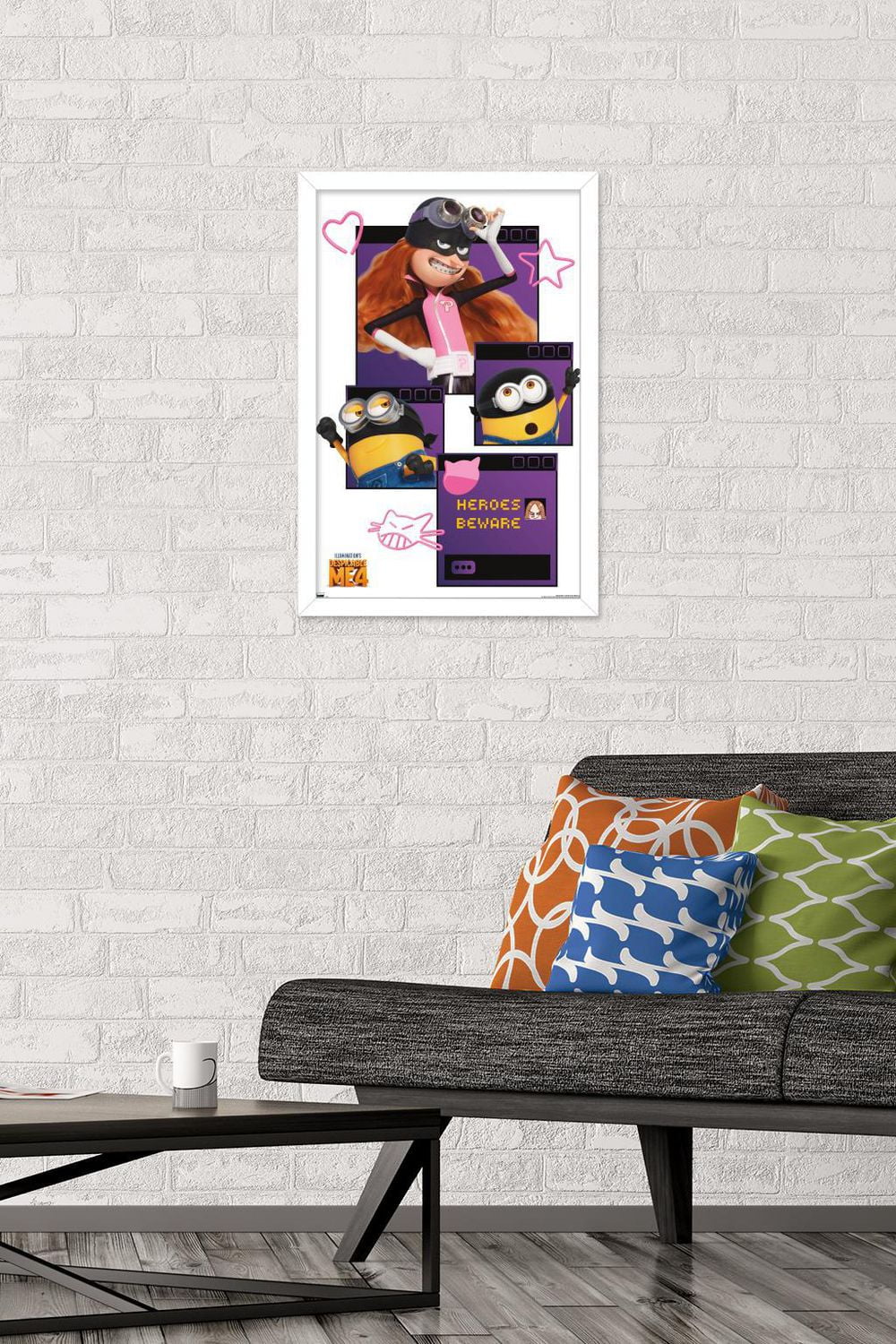 Illumination Despicable Me 4 - Heroes Beware Wall Poster, 22.375" x 34"