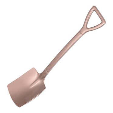 Cake Fruit Spoons Small Small Watermelon Scoop– Stainless Steel Fruit Scoop , Melon Spoon for Cantaloupe, Honeydew, Ice Cream, Mini Kitchen Tool for Parties, Desserts Rose Gold