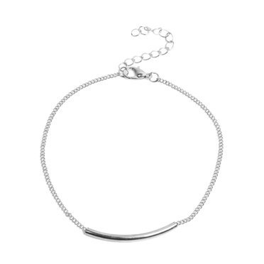 Bracelet de Cheville Élégant Ajustable Universel Or Argent Bracelets de Cheville Style Simple Ornements Accessoire de Mode Chaînes de Pied pour Femmes Argent