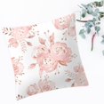 thumbnail image 2 of 45x45cm Carré Coussin Coussin Couverture Or Rose Alphabet Anglais Coussin Couverture (F), 2 of 8