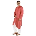 thumbnail image 3 of Atasi Kurta Pyjama Indien Ensemble 2 Pcs pour Hommes Tenue de Fête Robe Traditionnelle Tenue Ethnique, 3 of 7