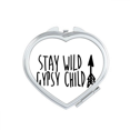 thumbnail image 1 of Keep Gypsy Child Quote Mirror Travel Magnification Portable Handheld Pocket Makeup, 1 of 3