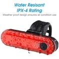 thumbnail image 4 of Rear Bike Tail Light 2 Pack, Ultra Bright USB Rechargeable Bicycle Taillights, Red High Intensity Led Accessories Fits On Any Bike or Helmet. Easy to Install for Cycling Safety Flashlight, 4 of 8