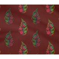 thumbnail image 4 of oneOone Cotton Flex Fabric Leaves & Floral Block Print Fabric By Yard 40 Inch Wide, 4 of 4