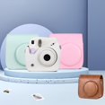 thumbnail image 2 of Storage Bag Dust-proof Shock-proof Waterproof Mini Camera Vintage Faux Leather Protective Pouch for Fujifilm-Instax Mini 7+, 2 of 11