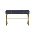 thumbnail image 4 of Parker Blue and Gold Campaign Desk, 4 of 9