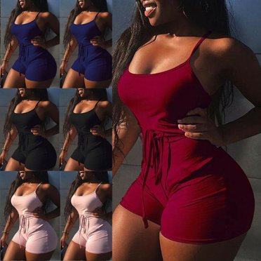 Nouveau Femmes Casual Été Playsuit Bodycon Partie Romper Pantalon Shorts