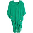 thumbnail image 1 of LinYooLi Poncho Cape Châle pour Femmes Surdimensionné Couleur Unie Pashmina à Capuche avec Franges Temps Froid, 1 of 5