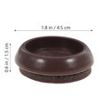 thumbnail image 2 of 10pcs Furniture Coaster Chair Wheel Stopper 5/4 Caster Cup Furniture Protector, 2 of 8