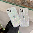 thumbnail image 3 of ORUYROP Designed for iPhone 12 Pro Max Case,Water Ripple Pattern Curly Wave Frame Soft Cute Phone Cover for Men Women Girls（iPhone 12 Pro Max,Clear）, 3 of 7
