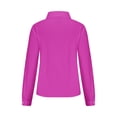 thumbnail image 4 of Besolor Button Down Shirts for Women Solid Color Long Sleeve Colared Tops Loose Office Blouses for Casual Work, 4 of 5